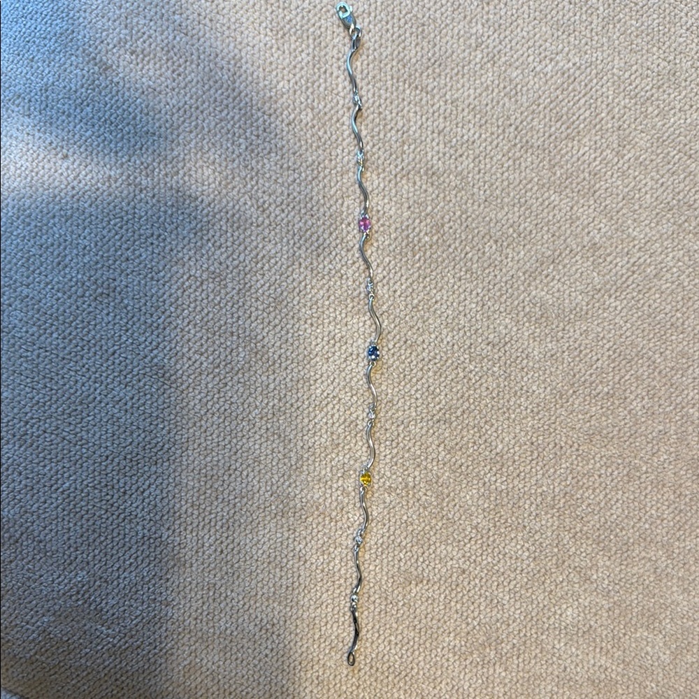 Elegant Multicolor Gemstone Bracelet